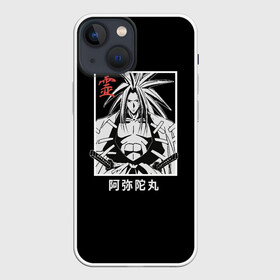 Чехол для iPhone 13 mini с принтом Дух Амидамару в Новосибирске,  |  | amidamaru | japan | king | samurai | shaman | you asakura | амедамару | амидамару | анна | басон | георг фауст | ё асакура | зик | йо | катана | кинг | король | лайсерг | лен | морти | они | рио | рэн | самурай | тао | трей | хао | ш