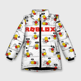 Зимняя куртка для девочек 3D с принтом ROBLOX в Новосибирске, ткань верха — 100% полиэстер; подклад — 100% полиэстер, утеплитель — 100% полиэстер. | длина ниже бедра, удлиненная спинка, воротник стойка и отстегивающийся капюшон. Есть боковые карманы с листочкой на кнопках, утяжки по низу изделия и внутренний карман на молнии. 

Предусмотрены светоотражающий принт на спинке, радужный светоотражающий элемент на пуллере молнии и на резинке для утяжки. | piggy | roblox | roblox games | roblox piggy | игра роблокс | пигги. | роблокс | роблокс пигги | робукс