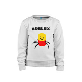 Детский свитшот хлопок с принтом ROBLOX в Новосибирске, 100% хлопок | круглый вырез горловины, эластичные манжеты, пояс и воротник | piggy | roblox | roblox games | roblox piggy | игра роблокс | пигги. | роблокс | роблокс пигги | робукс