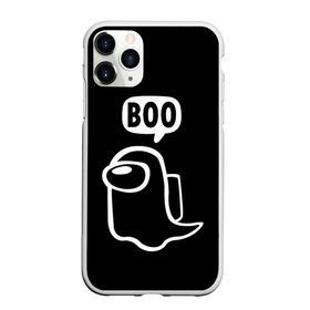 Чехол для iPhone 11 Pro матовый с принтом BOO (Among Us) в Новосибирске, Силикон |  | among | among us | boo | crewmate | game | ghost | impistor | space | us | vote | бу | буу | выживший | игра | космос | невиновный | предатель | приведение | призрак | самозванец