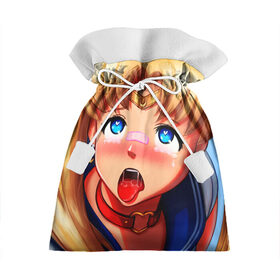 Подарочный 3D мешок с принтом SAILOR MOON AHEGAO в Новосибирске, 100% полиэстер | Размер: 29*39 см | ahegao | anime | sailor moon | sailor moon ahegao | аниме | ахегао | сейлор мун | сейлор мун ахегао | сэйлор мун