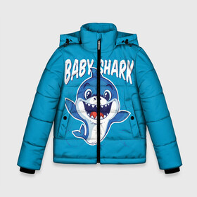 Зимняя куртка для мальчиков 3D с принтом Baby Shark в Новосибирске, ткань верха — 100% полиэстер; подклад — 100% полиэстер, утеплитель — 100% полиэстер | длина ниже бедра, удлиненная спинка, воротник стойка и отстегивающийся капюшон. Есть боковые карманы с листочкой на кнопках, утяжки по низу изделия и внутренний карман на молнии. 

Предусмотрены светоотражающий принт на спинке, радужный светоотражающий элемент на пуллере молнии и на резинке для утяжки | baby | brother | dady | mummy | ocean | sea | shark | sister | youtube | акула | акуленок | анимация | бабушка | брат | дедушка | клип | мама | море | мульт | мультфильм | океан | папа | сестра | ютуб