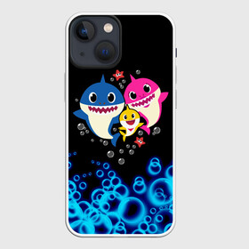 Чехол для iPhone 13 mini с принтом Baby Shark в Новосибирске,  |  | anime | baby shark dance | kawaii | акулы | волны | дельфин | детям | каваи | корейские | лагуна | малышам | малыши | мемы | море | морские | морские звезды | мультяшный | океан | песенка про акулу | песня | под водой