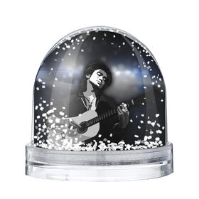 Снежный шар с принтом КИНО в Новосибирске, Пластик | Изображение внутри шара печатается на глянцевой фотобумаге с двух сторон | 47 | 47 цой | виктор цой | группа кино | икарус | кино | музыка | рок | русский рок | цой