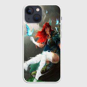 Чехол для iPhone 13 mini с принтом Windranger Dota в Новосибирске,  |  | 2 | arcana | dota | dota 2 | dota2 | international | juggernaut | steam | storm spirit | valve | windranger | аркана на вр | вр | дота | дота 2 | дота2