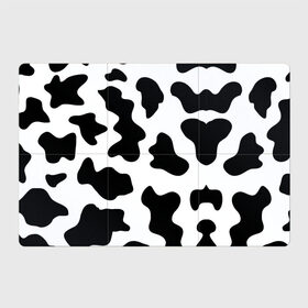 Магнитный плакат 3Х2 с принтом Му-му в Новосибирске, Полимерный материал с магнитным слоем | 6 деталей размером 9*9 см | абстракция | бык | кожа коровы | корова | му му | пятна | черно белое | черно белые пятна