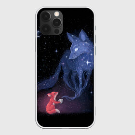 Чехол для iPhone 12 Pro Max с принтом Лиса и ее дух в Новосибирске, Силикон |  | fox | moon | stars | дух | звезды | лес | леса | лиса | лиса и лес | лисичка | лисичка в лесу | лисички в космосе | лисы | луна | небо | ночное небо | с лисами | темнота