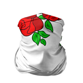 Бандана-труба 3D с принтом Scarlet Roses в Новосибирске, 100% полиэстер, ткань с особыми свойствами — Activecool | плотность 150‒180 г/м2; хорошо тянется, но сохраняет форму | fashion flowers | fashion girl | love | букет | бутоны | жена | красные цветы | лепестки | летние | лето | листья | лучшая | люблю | мама | подарок | природа | растения | розочка | розы | сюрприз | узор | цветок | цветочки