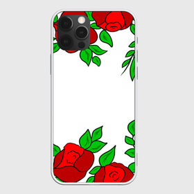 Чехол для iPhone 12 Pro Max с принтом Scarlet Roses в Новосибирске, Силикон |  | fashion flowers | fashion girl | love | букет | бутоны | жена | красные цветы | лепестки | летние | лето | листья | лучшая | люблю | мама | подарок | природа | растения | розочка | розы | сюрприз | узор | цветок | цветочки