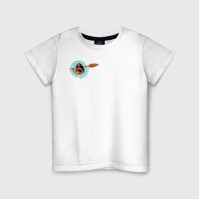 Детская футболка хлопок с принтом Daughter of the Sea в Новосибирске, 100% хлопок | круглый вырез горловины, полуприлегающий силуэт, длина до линии бедер | moana | vdzajul