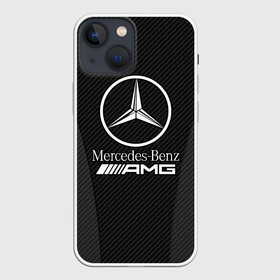 Чехол для iPhone 13 mini с принтом MERCEDES BENZ в Новосибирске,  |  | mercedes | mercedes benz | авто | автомобиль | логотип | марка | машина | мерин | мерс | мерседес | надпись | текстура