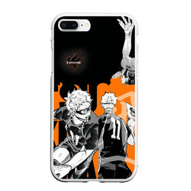 Чехол для iPhone 7Plus/8 Plus матовый с принтом Haikyu в Новосибирске, Силикон | Область печати: задняя сторона чехла, без боковых панелей | haikyu | аниме | волейбол | манга | спортивная | фурудатэ | харуити