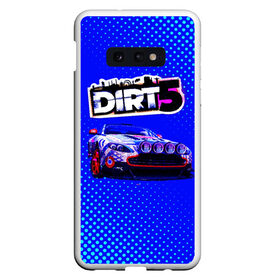 Чехол для Samsung S10E с принтом Dirt 5 в Новосибирске, Силикон | Область печати: задняя сторона чехла, без боковых панелей | Тематика изображения на принте: dirt | dirt 4 | dirt 5 | dirt car | dirt logo | dirt racing | dirt машины | дирт 4 | дирт 5