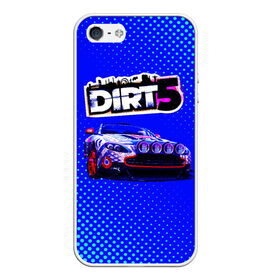 Чехол для iPhone 5/5S матовый с принтом Dirt 5 в Новосибирске, Силикон | Область печати: задняя сторона чехла, без боковых панелей | dirt | dirt 4 | dirt 5 | dirt car | dirt logo | dirt racing | dirt машины | дирт 4 | дирт 5