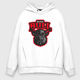 Мужское худи Oversize хлопок с принтом Black Bull в Новосибирске, френч-терри — 70% хлопок, 30% полиэстер. Мягкий теплый начес внутри —100% хлопок | боковые карманы, эластичные манжеты и нижняя кромка, капюшон на магнитной кнопке | 2020 | 2021 | bull | bulls | claus | cow | ox | santa | буйвол | бычок | год быка | дед мороз | деревня | животные | зима | корова | коррида | матадор | новый год | праздник | рог | рога | рогатый | санта клаус | символ | скот