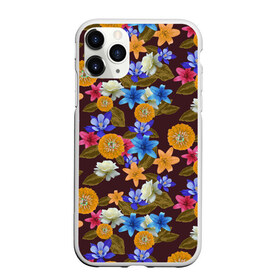 Чехол для iPhone 11 Pro матовый с принтом Exotic Flowers в Новосибирске, Силикон |  | fashion | flower | forest | garden | nature | spring | summer | trend | ботаника | весенние | весенняя | весна | иллюзия | лес | лето | объемные | природа | растения | сад | трендовая | флористика | цветки | цветок | цветочки