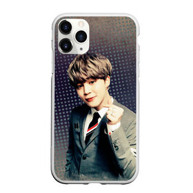 Чехол для iPhone 11 Pro Max матовый с принтом BTS. Jimin в Новосибирске, Силикон |  | jimin | k pop | молодость | музыка | пак чи mин | поп коллектив | южнокорейский певец