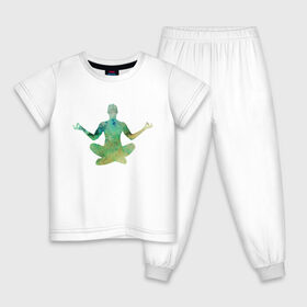Детская пижама хлопок с принтом Йога тайм в Новосибирске, 100% хлопок |  брюки и футболка прямого кроя, без карманов, на брюках мягкая резинка на поясе и по низу штанин
 | здоровье | йога | кундалини | медитация | релаксация | тело | фитнес | энергия