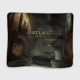 Плед 3D с принтом The Outlast Trials в Новосибирске, 100% полиэстер | закругленные углы, все края обработаны. Ткань не мнется и не растягивается | Тематика изображения на принте: game | games | horror | outlast | the outlast trials | аутласт | аутласт триалс | игра | игры | ужасы | хоррор