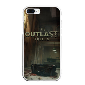 Чехол для iPhone 7Plus/8 Plus матовый с принтом The Outlast Trials в Новосибирске, Силикон | Область печати: задняя сторона чехла, без боковых панелей | Тематика изображения на принте: game | games | horror | outlast | the outlast trials | аутласт | аутласт триалс | игра | игры | ужасы | хоррор