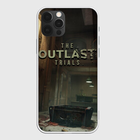 Чехол для iPhone 12 Pro с принтом The Outlast Trials в Новосибирске, силикон | область печати: задняя сторона чехла, без боковых панелей | Тематика изображения на принте: game | games | horror | outlast | the outlast trials | аутласт | аутласт триалс | игра | игры | ужасы | хоррор