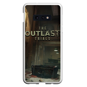 Чехол для Samsung S10E с принтом The Outlast Trials в Новосибирске, Силикон | Область печати: задняя сторона чехла, без боковых панелей | Тематика изображения на принте: game | games | horror | outlast | the outlast trials | аутласт | аутласт триалс | игра | игры | ужасы | хоррор