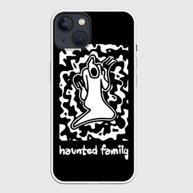 Чехол для iPhone 13 с принтом Haunted Family   Kizaru в Новосибирске,  |  | born to trap | ghost | haunted family | кизару | хорошая работа олег