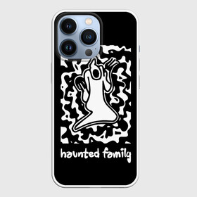 Чехол для iPhone 13 Pro с принтом Haunted Family   Kizaru в Новосибирске,  |  | Тематика изображения на принте: born to trap | ghost | haunted family | кизару | хорошая работа олег