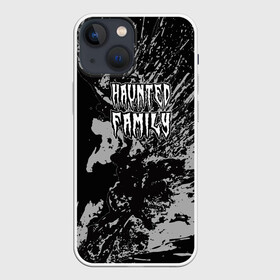 Чехол для iPhone 13 mini с принтом Haunted Family (лейбл Kizaru) в Новосибирске,  |  | Тематика изображения на принте: 