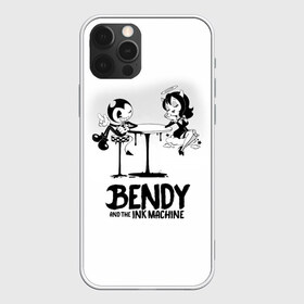 Чехол для iPhone 12 Pro Max с принтом Bendy And The Ink Machine в Новосибирске, Силикон |  | bendy | bendy and the ink machine | бенди | бени | бенни | бэнди | детская | детям | игра | капли | компьютерная игра | краска | машина | подтеки | ужастик | чернила | чернильная