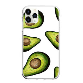 Чехол для iPhone 11 Pro Max матовый с принтом Авокадо в Новосибирске, Силикон |  | Тематика изображения на принте: avocado | fruit | авокадо | овощ | фрукт