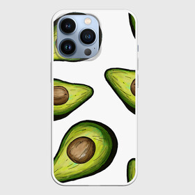 Чехол для iPhone 13 Pro с принтом Авокадо в Новосибирске,  |  | Тематика изображения на принте: avocado | fruit | авокадо | овощ | фрукт