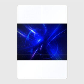 Магнитный плакат 2Х3 с принтом Космический вихрь в Новосибирске, Полимерный материал с магнитным слоем | 6 деталей размером 9*9 см | cosmos | астрономия | звезда | звезды | космос | синий блик