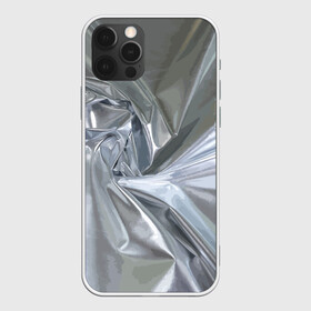Чехол для iPhone 12 Pro с принтом Фольга в Новосибирске, силикон | область печати: задняя сторона чехла, без боковых панелей | Тематика изображения на принте: fashion | foil | texture | vanguard | авангард | мода | текстура | фольга
