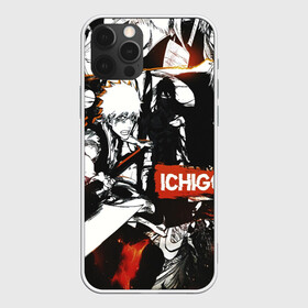 Чехол для iPhone 12 Pro с принтом Bleach Блич Ичиго Курасаки в Новосибирске, силикон | область печати: задняя сторона чехла, без боковых панелей | anime | bleach | blitch | ichigo | manga | naruto | one piece | аниме | блич | итиго | ичиго | курасаки | куросаки | манга | наруто