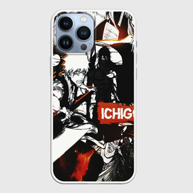 Чехол для iPhone 13 Pro Max с принтом Bleach Блич Ичиго Курасаки в Новосибирске,  |  | Тематика изображения на принте: anime | bleach | blitch | ichigo | manga | naruto | one piece | аниме | блич | итиго | ичиго | курасаки | куросаки | манга | наруто