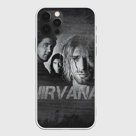 Чехол для iPhone 12 Pro с принтом Нирвана в Новосибирске, силикон | область печати: задняя сторона чехла, без боковых панелей | kurt cobain | nirvana | rock | курт кобейн | нирвана | рок