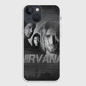 Чехол для iPhone 13 mini с принтом Нирвана в Новосибирске,  |  | kurt cobain | nirvana | rock | курт кобейн | нирвана | рок