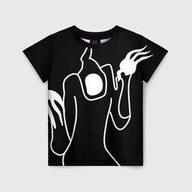 Детская футболка 3D с принтом Haunted Family в Новосибирске, 100% гипоаллергенный полиэфир | прямой крой, круглый вырез горловины, длина до линии бедер, чуть спущенное плечо, ткань немного тянется | Тематика изображения на принте: haunted family | kizaru | rap | кизару | рэп | хип хоп