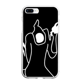 Чехол для iPhone 7Plus/8 Plus матовый с принтом Haunted Family в Новосибирске, Силикон | Область печати: задняя сторона чехла, без боковых панелей | haunted family | kizaru | rap | кизару | рэп | хип хоп
