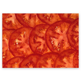Поздравительная открытка с принтом Помидорки в Новосибирске, 100% бумага | плотность бумаги 280 г/м2, матовая, на обратной стороне линовка и место для марки
 | арт | еда | лето | овощ | овощи | помидор | помидорки | помидоры | рисунок | томат | томаты
