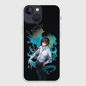 Чехол для iPhone 13 mini с принтом Дэви Хан в Новосибирске,  |  | anime | mad cow dae wi | mi ra yu | mira yu | mo ri jin | mori jin | the god of high school | аниме | бог старшей школы | боевые искусства | дэви хан | мира ю | мори джин | фантастика | фэнтези | экшен