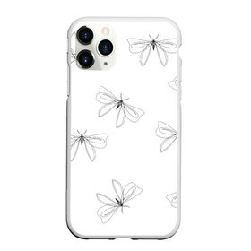 Чехол для iPhone 11 Pro Max матовый с принтом Букашки в Новосибирске, Силикон |  | Тематика изображения на принте: бабочки | букашки | комары | москиты | насекомые