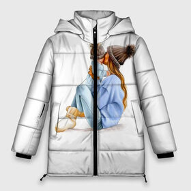Женская зимняя куртка 3D с принтом Самая лучшая мама в Новосибирске, верх — 100% полиэстер; подкладка — 100% полиэстер; утеплитель — 100% полиэстер | длина ниже бедра, силуэт Оверсайз. Есть воротник-стойка, отстегивающийся капюшон и ветрозащитная планка. 

Боковые карманы с листочкой на кнопках и внутренний карман на молнии | беременность | люблю маму | люблю сына | мама | мамочка | мамуля | материнство | модная мама | праздник | рождение | с днем рождения | самая лучшая мама | самый лучший сын | сын | сыночек | сынуля