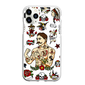 Чехол для iPhone 11 Pro Max матовый с принтом HIPSTER TATTOO в Новосибирске, Силикон |  | hipsters | tattoo | девушка в тату | птицы | тату | усы | хипстер | хипстеры | черепа и розы | черепа и цветы | чёрная пантера | чувак | это борода. | я есть стиль