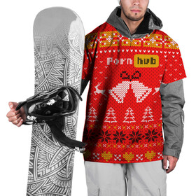 Накидка на куртку 3D с принтом Pornhub рождественский свитер в Новосибирске, 100% полиэстер |  | Тематика изображения на принте: 2021 | christmas | knit | knitted | merch | new year | sweater | ugly sweater | вязанный | вязяный | зимний | лого | логотип | мерч | новый год | олени | рождественский | рождество
