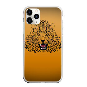 Чехол для iPhone 11 Pro матовый с принтом Леопард в Новосибирске, Силикон |  | Тематика изображения на принте: big cat | cat | leopard | кот | кошка | леопард