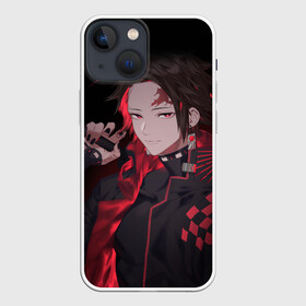 Чехол для iPhone 13 mini с принтом КЛИНОК ТАНДЖИРО в Новосибирске,  |  | anime | demon slayer | kimetsu no yaiba | аниме | бесконечный поезд | зеницу | иноске | иноске хашибира | клинок | клинок рассекающий демонов | манга | недзуко | незука | незуко | нэзуко | рассекающий демонов | тамаё