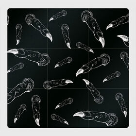 Магнитный плакат 3Х3 с принтом Jujutsi Kaisen Sukuna - Пальцы в Новосибирске, Полимерный материал с магнитным слоем | 9 деталей размером 9*9 см | Тематика изображения на принте: fingers | sukuna | аниме | магическая битва | манга | пальцы | сукуна | черный
