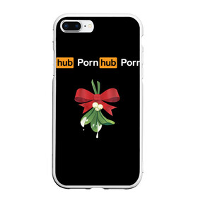 Чехол для iPhone 7Plus/8 Plus матовый с принтом XXXMAS (PornHub) в Новосибирске, Силикон | Область печати: задняя сторона чехла, без боковых панелей | brazzers | christmas | marry | new | santa | snow | winter | xmas | xxxmas | year | год | дед | мороз | новый | пронохаб | снег